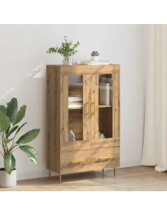 Credenza con cassetto Rovere artigianale 69,5 x 31 x 115 cm
