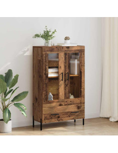 Credenza con cassetto Corona Legno vecchio 69,5 x 31 x 115 cm