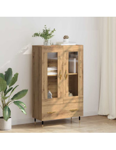 Credenza con cassetto Rovere artigianale 69,5 x 31 x 115 cm