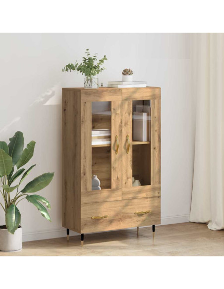 Credenza con cassetto Rovere artigianale 69,5 x 31 x 115 cm