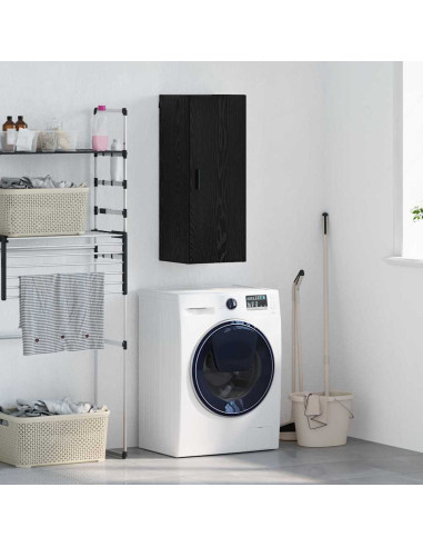 Pensile Rovere Nero 34,5 x 34 x 90 cm Legno multistrato