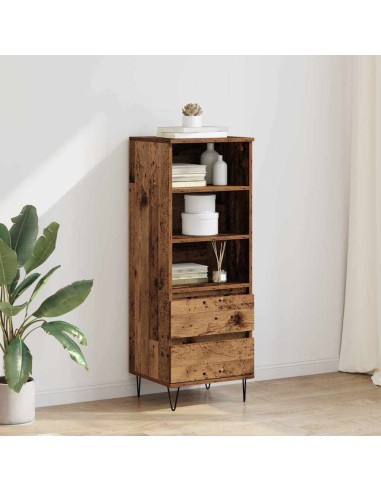 Credenza Legno vecchio 40 x 36 x 110 cm Legno multistrato