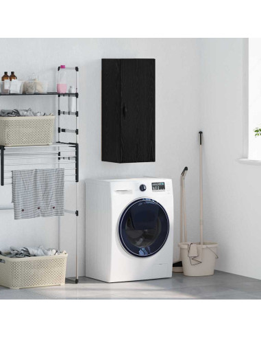 Pensile Rovere Nero 34,5 x 34 x 90 cm Legno multistrato