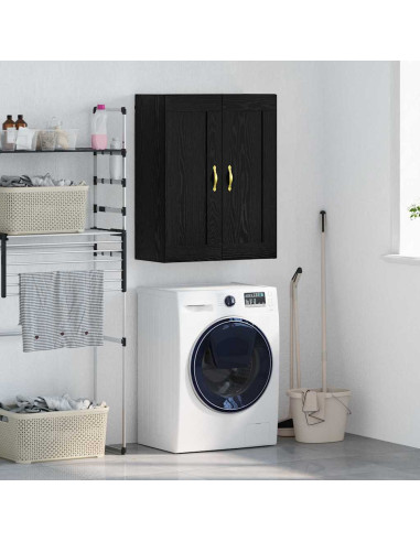 Pensile Rovere Nero 69,5 x 34 x 90 cm Legno multistrato