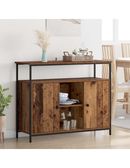 Credenza Legno vecchio 100 x 35 x 80 cm Legno multistrato