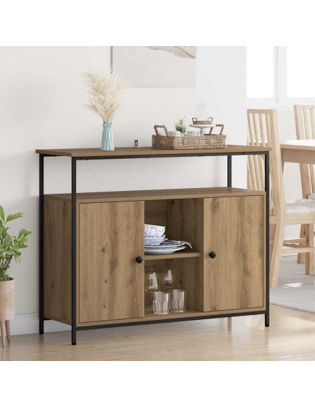 Credenza Rovere artigianale 100 x 35 x 80 cm Legno multistrato