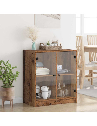 Mobile laterale Legno vecchio 68 x 37 x 75,5 cm