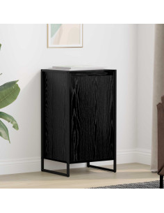 Credenza Rovere Nero 43 x 36 x 75,5 cm Legno multistrato