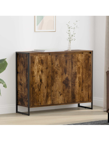 Mobile laterale Quercia Fumosa 96,5 x 30 x 75 cm