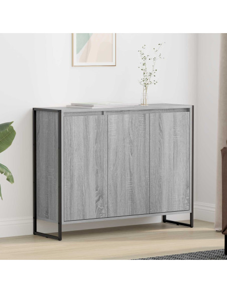 Mobile laterale Grigio Sonoma 96,5 x 30 x 75 cm