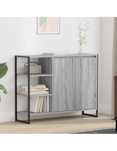 Mobile laterale Grigio Sonoma 96.5 x 30 x 75 cm