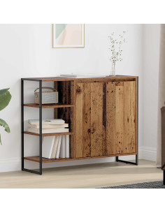 Mobile laterale Legno vecchio 96.5 x 30 x 75 cm