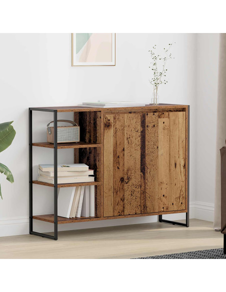 Mobile laterale Legno vecchio 96.5 x 30 x 75 cm