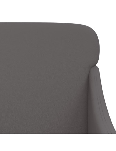 Panca Grigia 110x76x80 cm in Similpelle