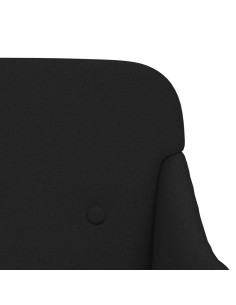 Panca Nera 110x76x80 cm in Tessuto