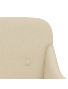 Panca Crema 110x76x80 cm in Tessuto