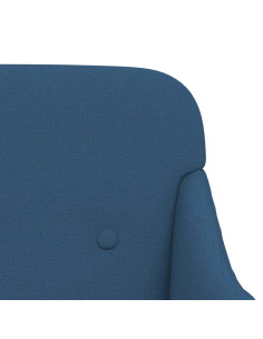 Panca Blu 110x76x80 cm in Tessuto