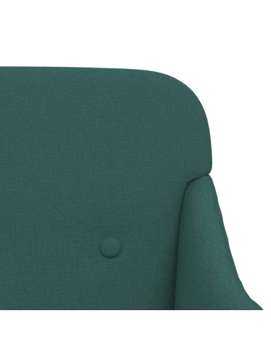 Panca Verde Scuro 110x76x80 cm in Tessuto