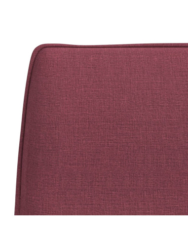 Panca Rosso Vino 100x75x76 cm in Tessuto