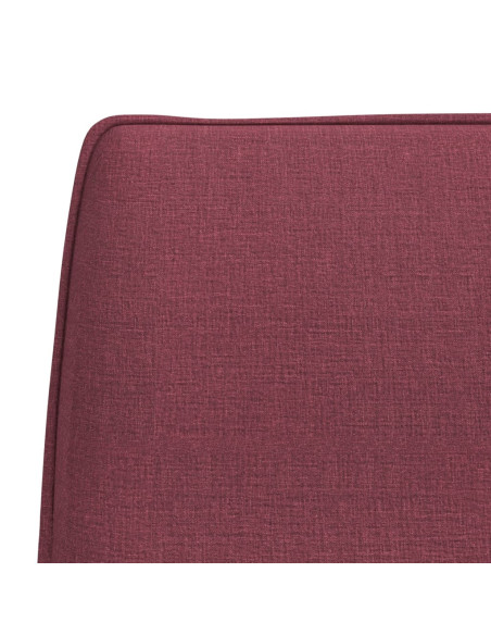 Panca Rosso Vino 100x75x76 cm in Tessuto