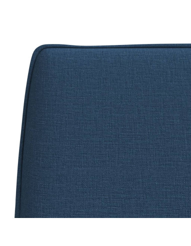 Panca Blu 100x75x76 cm in Tessuto