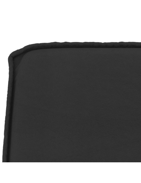Panca Nera 100x75x76 cm in Similpelle