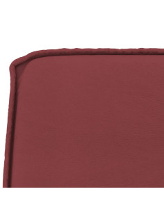 Panca Rosso Vino 100x75x76 cm in Similpelle
