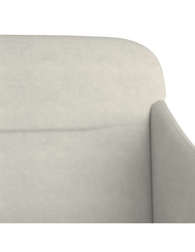 Panca Crema 110x76x80 cm in Velluto