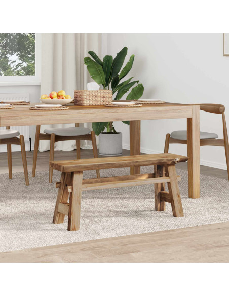 panchina Naturale 100 x 29 x 43,5 cm Legno di teak solido