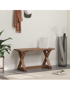 panchina Naturale 85 x 35 x 47 cm Legno massello di recupero