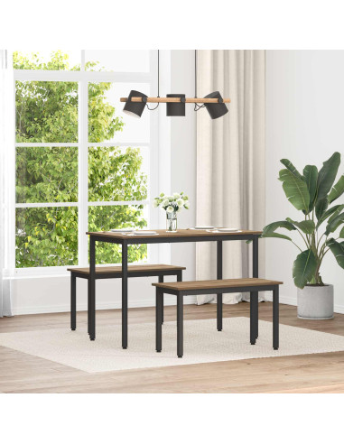 panchina Rovere Artigianale 80 x 35 x 45 cm Legno multistrato