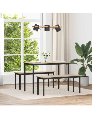 panchina Sonoma 110 x 35 x 45 cm Legno multistrato