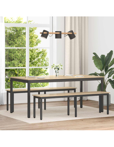 panchina Sonoma 160 x 35 x 45 cm Legno multistrato