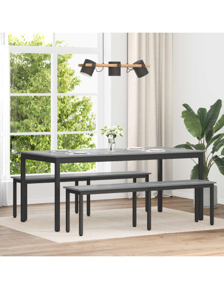 panchina Grigio Sonoma 160 x 35 x 45 cm Legno multistrato