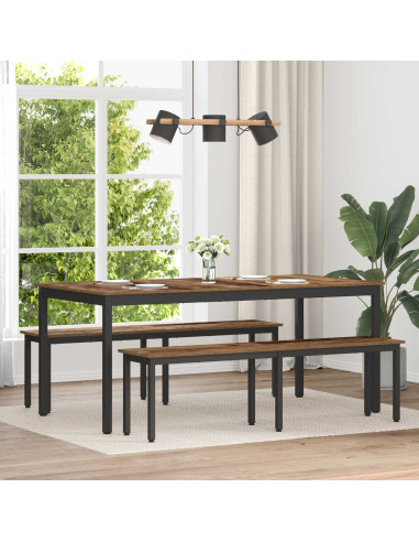 panchina Legno vecchio 160 x 35 x 45 cm Legno multistrato