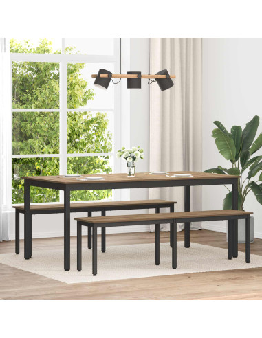 panchina Rovere Artigianale 160 x 35 x 45 cm Legno multistrato