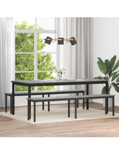 panchina Grigio Sonoma 200 x 35 x 45 cm Legno multistrato