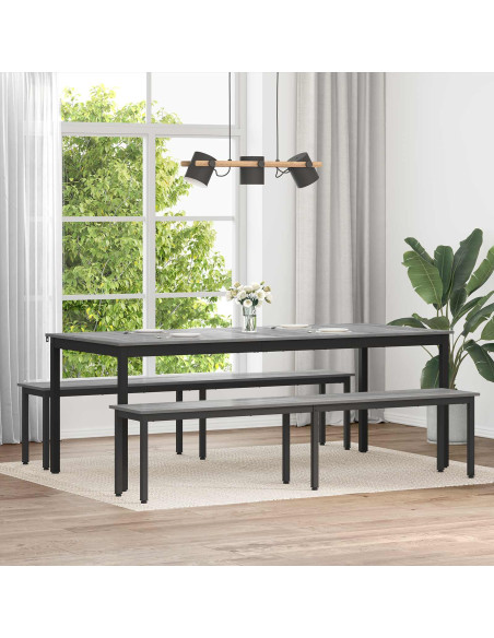 panchina Grigio Sonoma 200 x 35 x 45 cm Legno multistrato