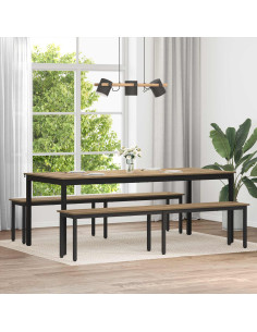 panchina Rovere Artigianale 200 x 35 x 45 cm Legno multistrato