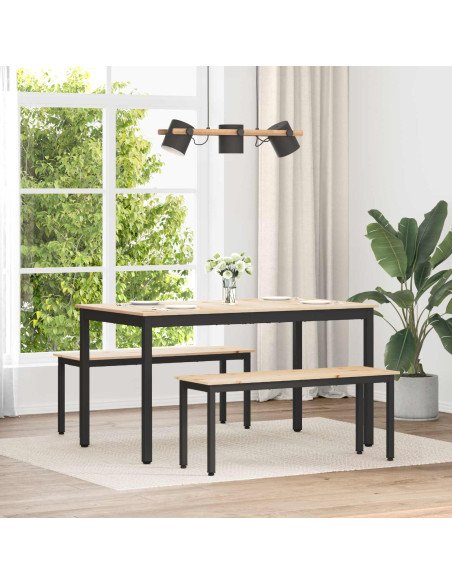 panchina Naturale 110 x 35 x 45 cm Pino massello