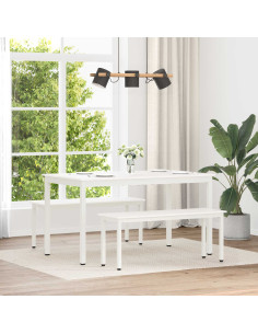 panchina Bianco 110 x 35 x 45 cm Pino massello