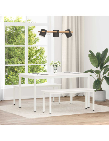 panchina Bianco 110 x 35 x 45 cm Pino massello