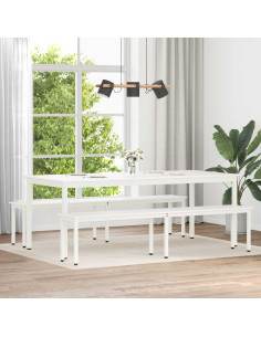 panchina Bianco 200 x 35 x 45 cm Pino massello