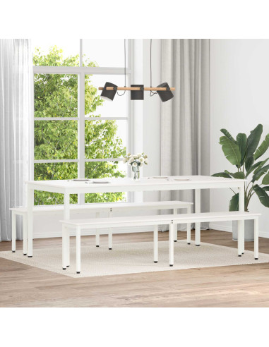 panchina Bianco 200 x 35 x 45 cm Pino massello