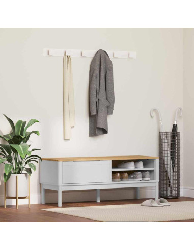 Panchina per corridoio FLORO Bianco 115 x 40 x 45 cm