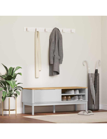 Panchina per corridoio FLORO Bianco 115 x 40 x 45 cm