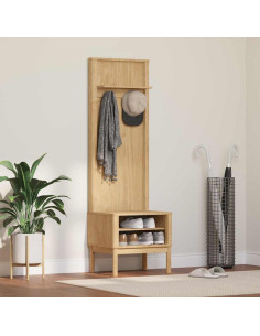 Armadio per corridoio FLORO Marrone cerato 50 x 40 x 158 cm