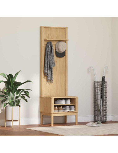 Armadio per corridoio FLORO Marrone cerato 50 x 40 x 158 cm