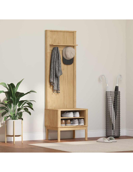 Armadio per corridoio FLORO Marrone cerato 50 x 40 x 158 cm