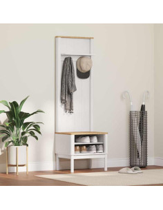 Armadio per corridoio FLORO Bianco 50 x 40 x 158 cm